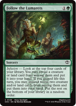Follow the Lumarets single card from Magic: the Gathering