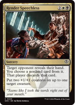 Render Speechless single card from Magic: the Gathering