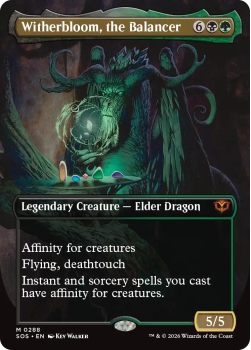 Witherbloom, the Balancer (BORDERLESS) single card from Magic: the Gathering