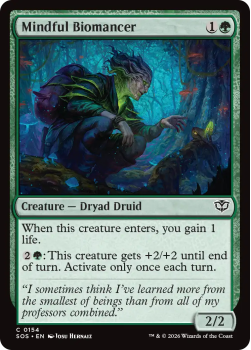 Mindful Biomancer single card from Magic: the Gathering