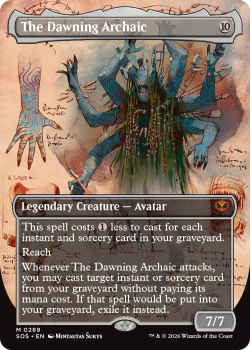 The Dawning Archaic (BORDERLESS) single card from Magic: the Gathering
