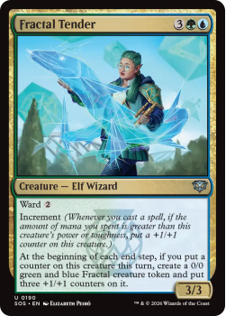 Fractal Tender single card from Magic: the Gathering
