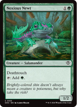 Noxious Newt single card from Magic: the Gathering