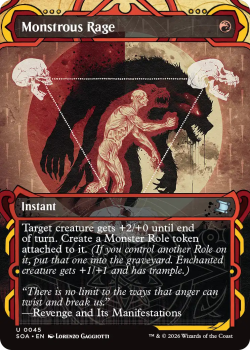 Monstrous Rage single card from Magic: the Gathering