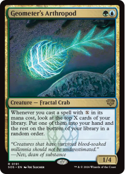 Geometer's Arthropod single card from Magic: the Gathering