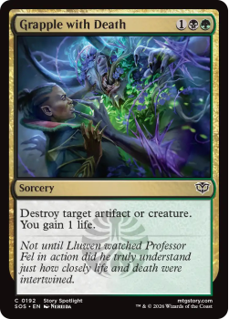 Grapple with Death single card from Magic: the Gathering