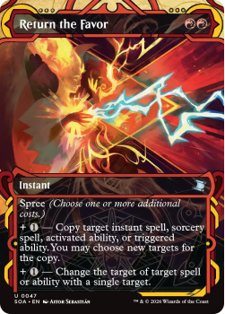 Return the Favor single card from Magic: the Gathering