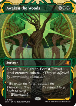 Awaken the Woods single card from Magic: the Gathering