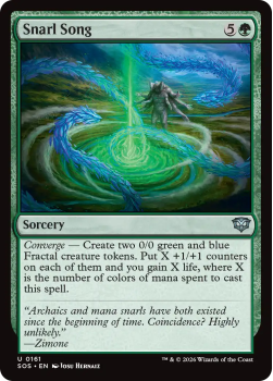 Snarl Song single card from Magic: the Gathering