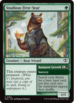 Studious First-Year single card from Magic: the Gathering