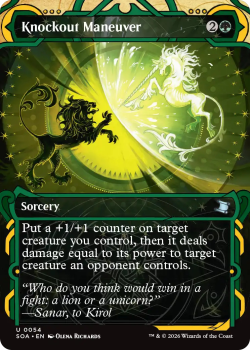Knockout Maneuver single card from Magic: the Gathering