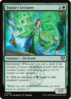 Topiary Lecturer single card from Magic: the Gathering