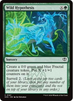 Wild Hypothesis single card from Magic: the Gathering