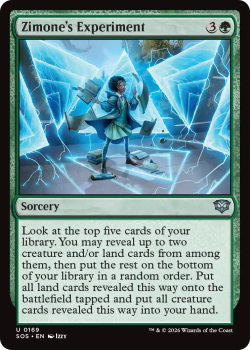 Zimone's Experiment single card from Magic: the Gathering