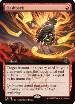 Flashback (EXTENDED ART) single card from Magic: the Gathering