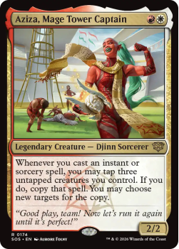 Aziza, Mage Tower Captain single card from Magic: the Gathering
