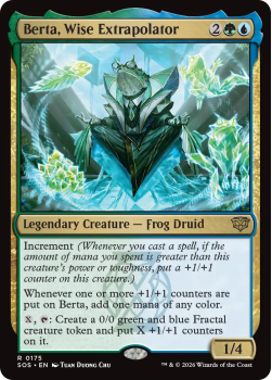 Berta, Wise Extrapolator single card from Magic: the Gathering