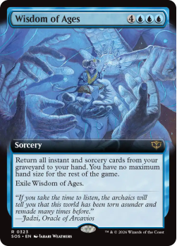 Wisdom of Ages (EXTENDED ART) single card from Magic: the Gathering