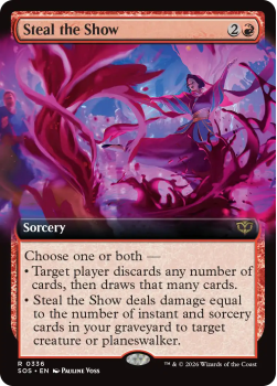Steal the Show (EXTENDED ART) single card from Magic: the Gathering