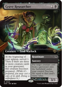 Grave Researcher (EXTENDED ART) single card from Magic: the Gathering