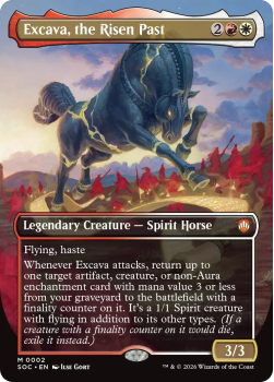 Excava, the Risen Past single card from Magic: the Gathering