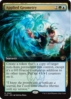 Applied Geometry (EXTENDED ART) single card from Magic: the Gathering