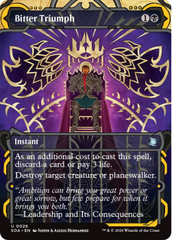 Bitter Triumph single card from Magic: the Gathering