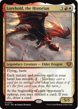 Lorehold, the Historian single card from Magic: the Gathering