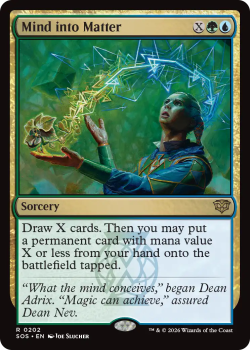 Mind into Matter single card from Magic: the Gathering