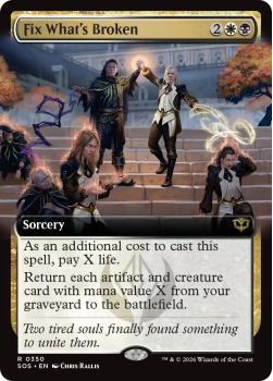 Fix What's Broken (EXTENDED ART) single card from Magic: the Gathering