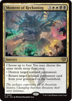 Moment of Reckoning single card from Magic: the Gathering