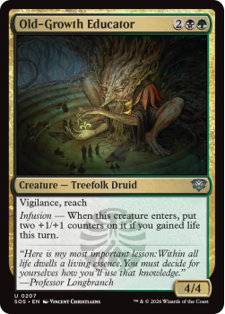 Old-Growth Educator single card from Magic: the Gathering