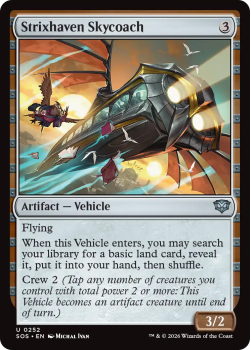 Strixhaven Skycoach single card from Magic: the Gathering