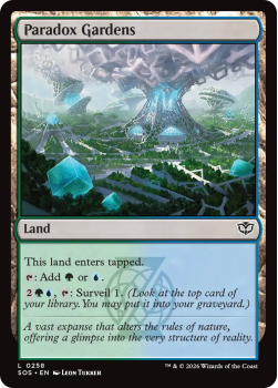 Paradox Gardens single card from Magic: the Gathering