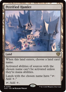 Petrified Hamlet single card from Magic: the Gathering