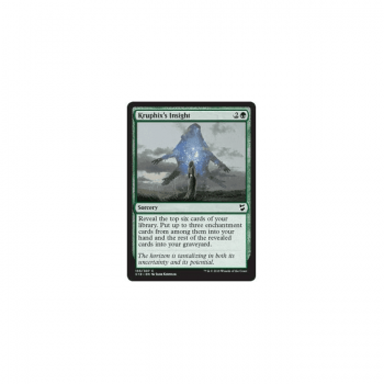 Kruphix's Insight : COMMANDER 2018 155/307 - Magic the Gathering Single Card