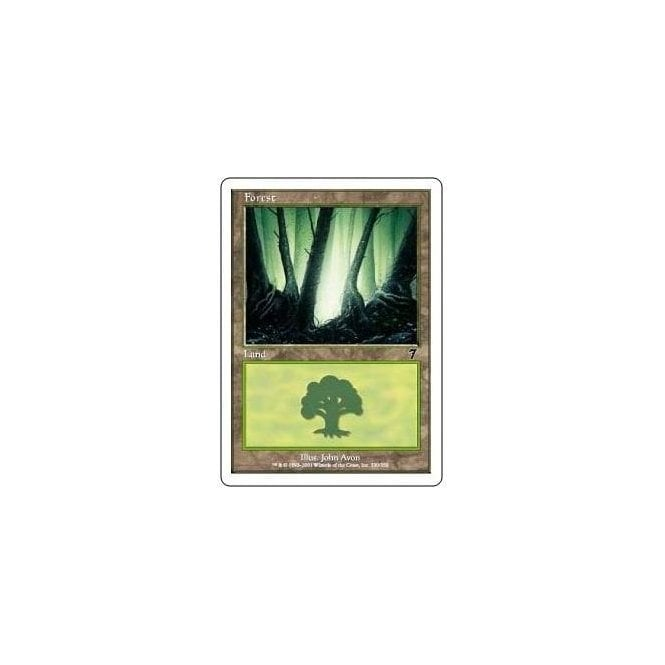 Magic The Gathering 039 Seventh Edition Single Card 330 350 Forest Chaos Cards