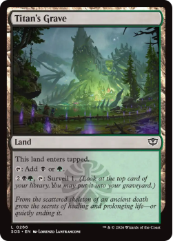 Titan's Grave single card from Magic: the Gathering