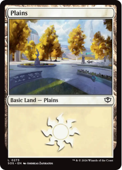 Plains single card from Magic: the Gathering
