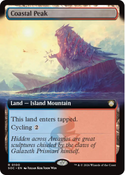 Coastal Peak single card from Magic: the Gathering