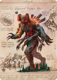 Magmablood Archaic single card from Magic: the Gathering