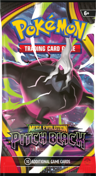 Pokemon Mega Evolution Pitch Black Booster Pack (10 Cards)