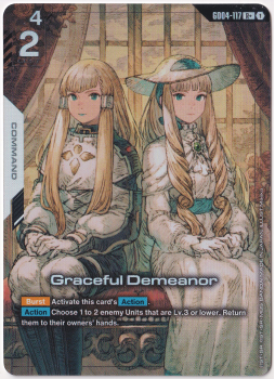 Graceful Demeanor (R+) single card from Gundam Card Game