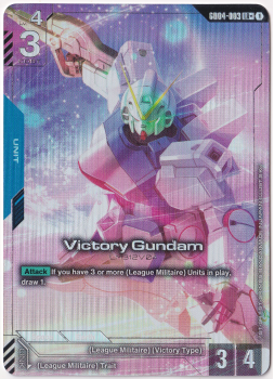 Victory Gundam (LR+) single card from Gundam Card Game