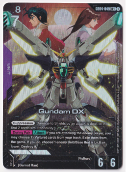 Gundam DX (LR+) single card from Gundam Card Game