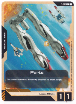 Parts single card from Gundam Card Game