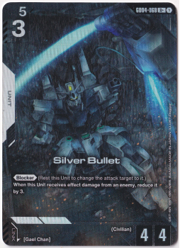 Silver Bullet (R+) single card from Gundam Card Game