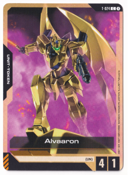 Alvaaron single card from Gundam Card Game