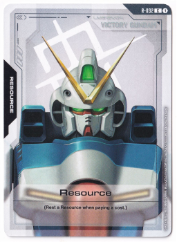 Resource single card from Gundam Card Game