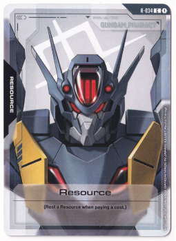 Resource single card from Gundam Card Game